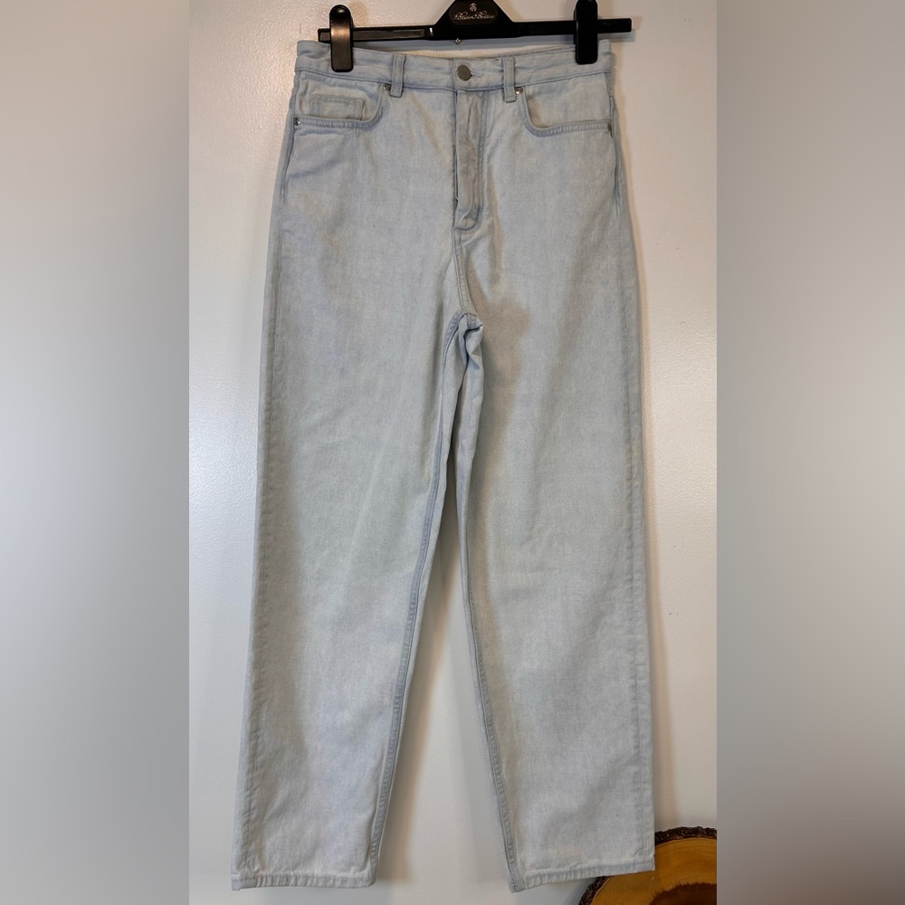 COS Light Blue Tapered Leg High Rise Ankle‎ Length Denim Jeans Women’s Size 26